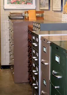 Libary file cabinets