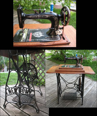 New Home treadle sewing machine