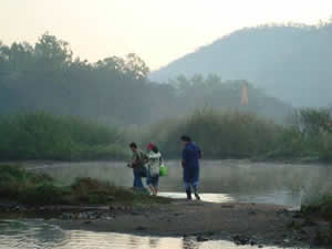 early morning at Thailand site