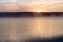 Sunrise over Okmulgee Lake