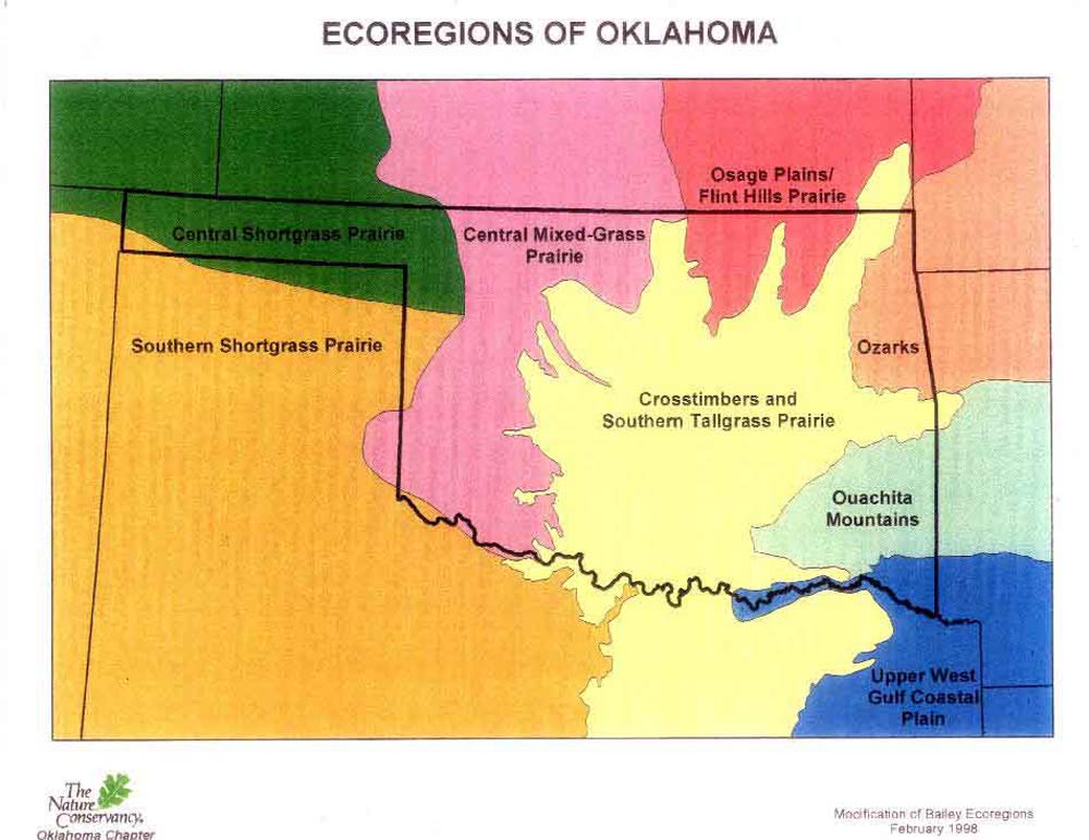 Ecoregions 
of Oklahoma