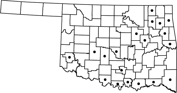 Carex amphibola map