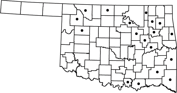 Carex festucacea map