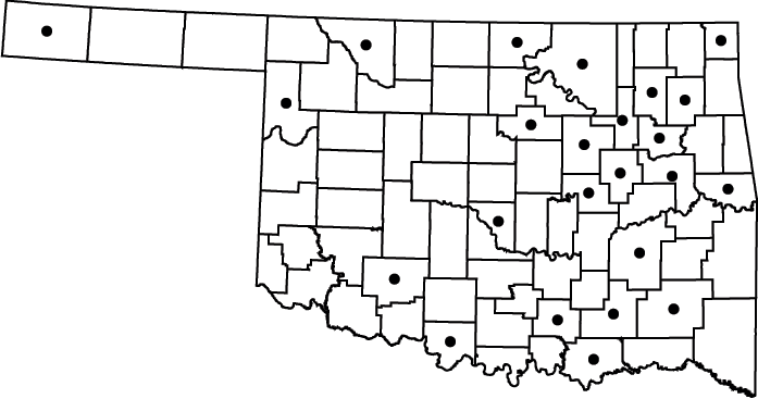 Carex fissa map