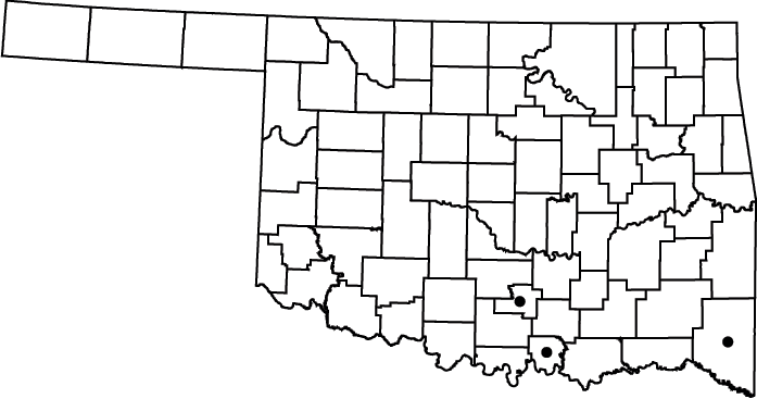 Carex hyalina map