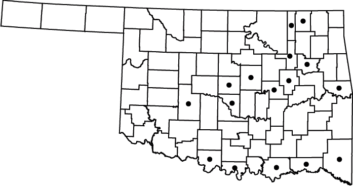 Carex hyalinolepis map