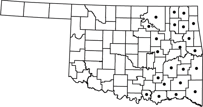 Carex lupulina map