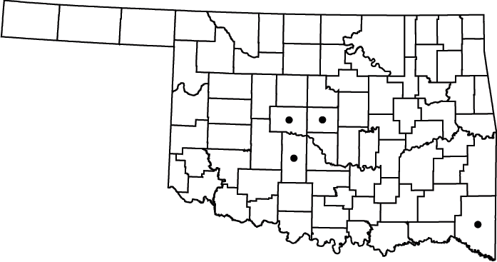 Cyperus polystachyos map