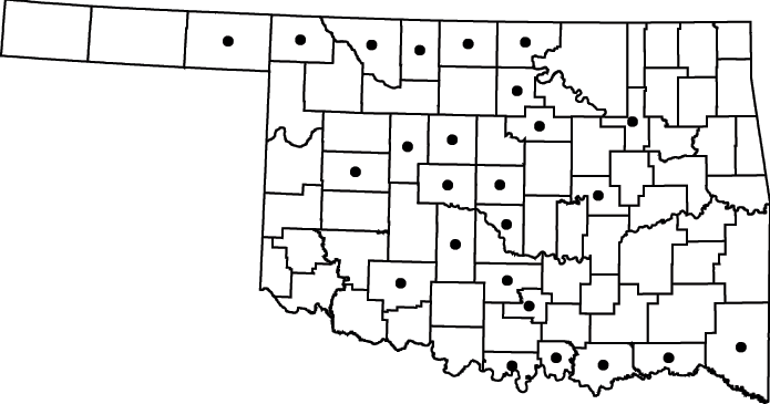 Echinodorus berteroi map