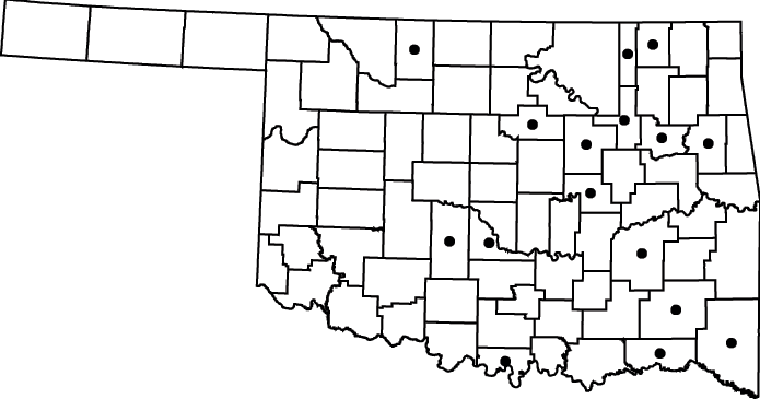 Echinodorus  cordifolius map