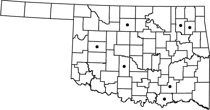 Eleocharis radicans map