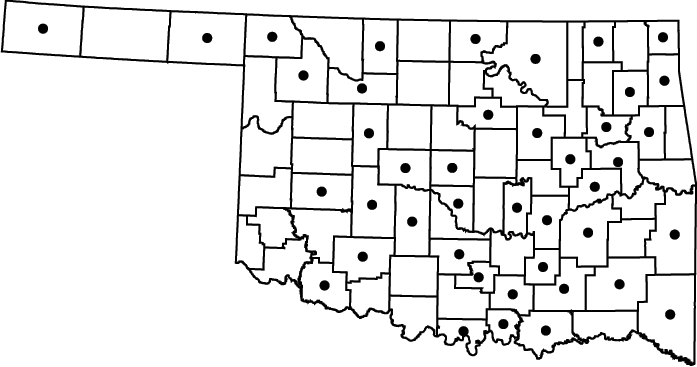 Leersia oryzoides map