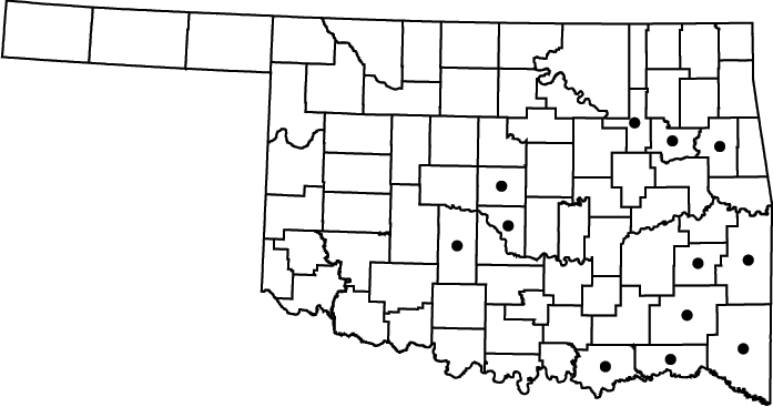 Liquidambar styraciflua map