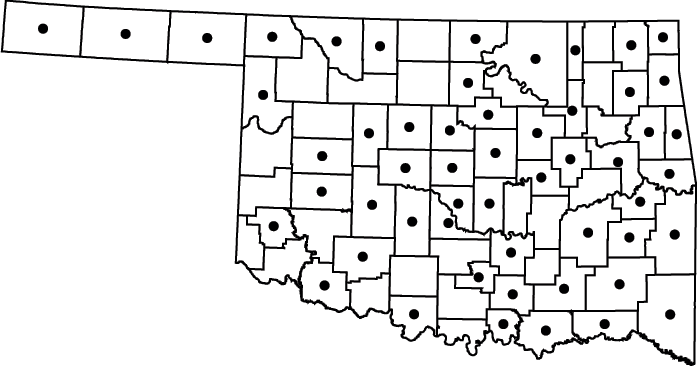 Lobelia cardinalis map