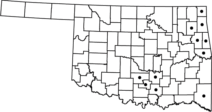 Lobelia siphilitica map