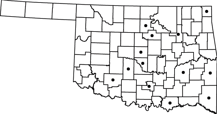 Nymphaea odorata map