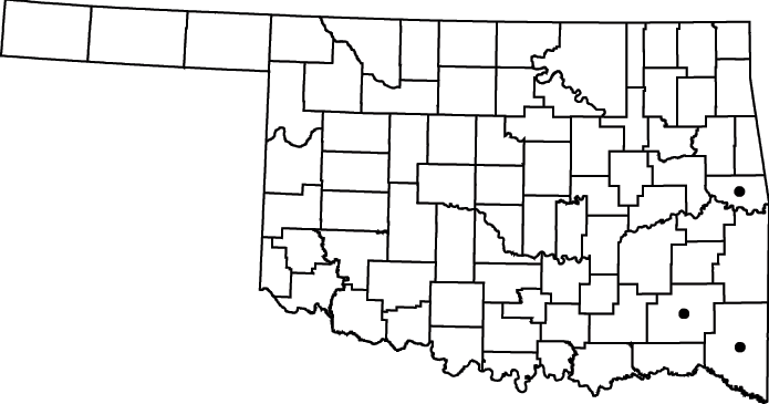 Podostemum ceratophyllum map