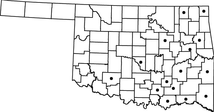 Potamogeton diversifolius map