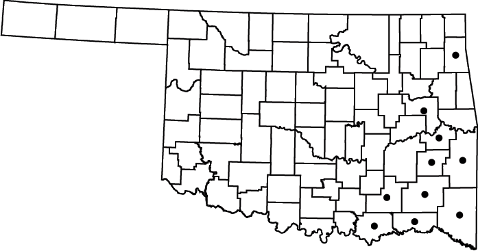 Quercus phellos map