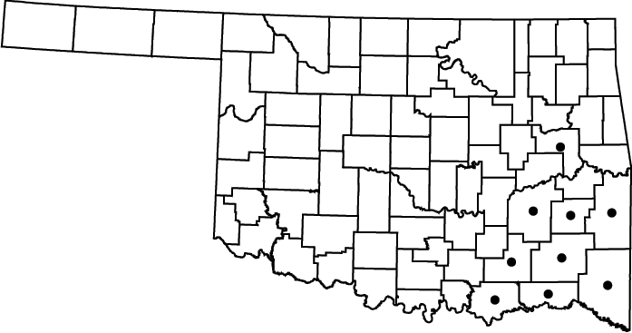 Rhynchospora corniculata map