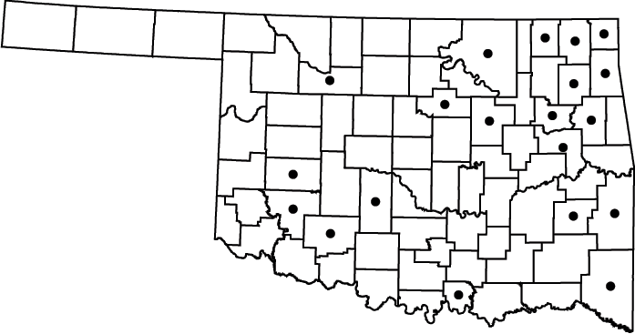 Scirpus atrovirens map