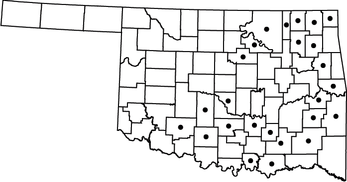 Scirpus lineatus map