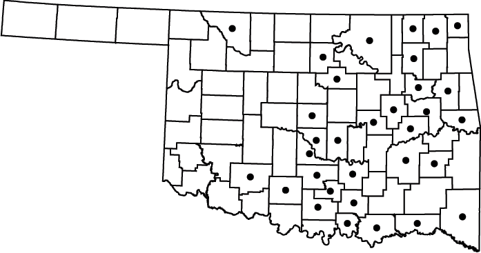 Scirpus pendulus map