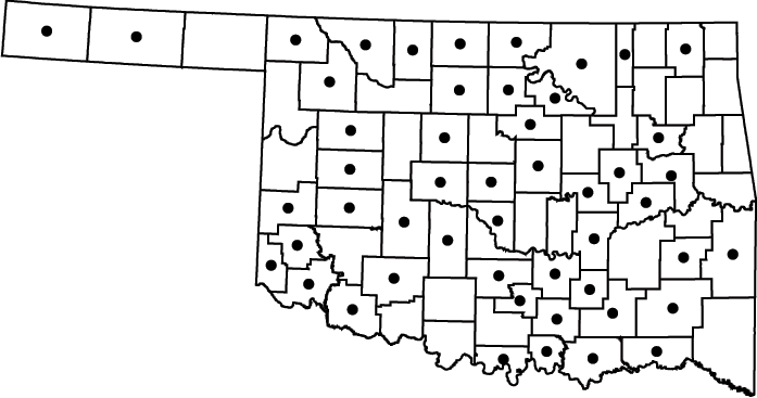 Typha domingensis map